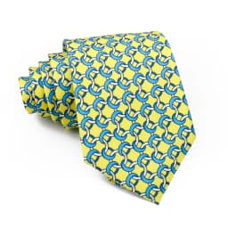 Soft Men's Imitation Silk 52 Colorful 8cm Lines Geometric Patterns Leisure Tie Business Party Gentleman Necktie Accessories Gift