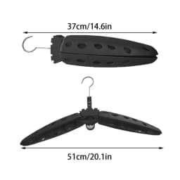 Foldable Wetsuit Hanger Diving Surf Quick Dry Wetsuit Jumpsuit Folding Hanger Fast Dry Folding Vented Hanger 