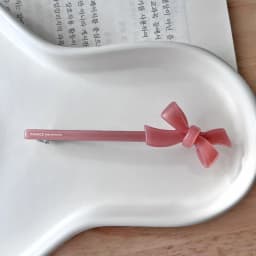Korea France 3D Bow Spring Clip Versatile Princess Hair Clip One Word Clip