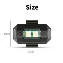 Universal Strobe Light for Motorcycle USB Car Warning Lamp LED Anti-Collision Bike Drone Night Flying Mini Flashing Signal Light