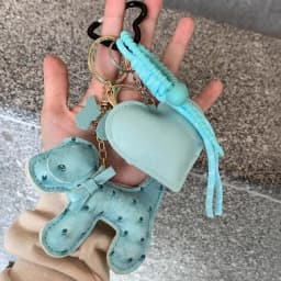 Heart Shaped Leather Plush Silicone Cord Chain Key Pendants Women Charm Bag Pendant Couple Key Ring Kid Toy Gift Key Jewelry