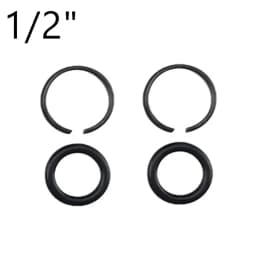 2 Set Wrench Retaining Ring Clip With O-Ring Socket Wrench Snap Ring For Pneumatic Wrench