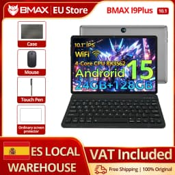 Bmax I9 Plus 10.1-Inch Tablet (4+20)Gb Ram 128Gb Rom Rockchip Rk3562 Android 15 Wifi 6 Bluetooth 5.4 6000Mah Type-C