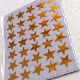 10 Sheets/pack Star Series Decorative Stickers DIY Stationery Paper Stick Label for Scrapbooking Album Diary Decoration
