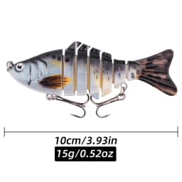 1 PCS Wobblers Fishing Lures Artificial Multi Jointed Sections Artificial Hard Bait Trolling Pike Carp Fishing Tools