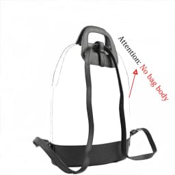 New D Buckle Oblong Handle Slim PU Leather Strap for O Bag 50 Belt Bottom Backpack Kit Combination Set for Obag 50