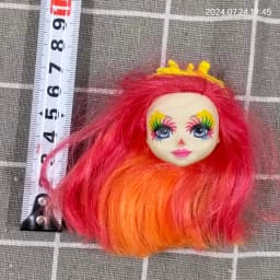 002 1/6 27cm doll head gift for girl collection toy with hair baby head make-up nuannuanmengwu dongcheng qibaoleyuan
