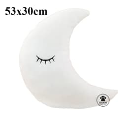Shy Sky Plush Throw Pillow Stuffed Cloud Moon Star Water Drop Soft Cushion Pink White Grey Colorful Back Support Plushie Decor