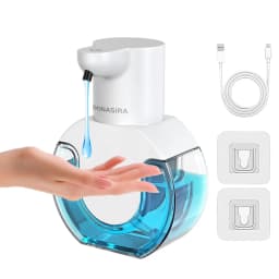 420ML Light Display 4-Gears Adjustable Control Infrared Induction Automatic Sensor Soap Dispenser Electric Hand Sanitizer Bottle