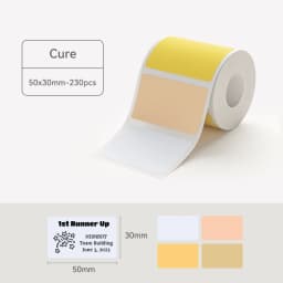3 Rolls NIIMBOT B21 B3S B1 B31 Thermal Label Clothing Price Food Self-adhesive Tag Waterproof Smart Office Pocket Printer Label