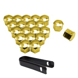 20Pcs/Set 17 19 21mm Car Wheel Nut Covers Auto Hub Screw Protection Cap Bolt Rims Auto Exterior Accessories Anti-Rust Dust Cover