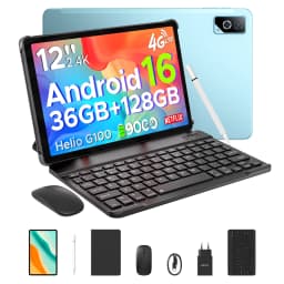 DOOGEE Tab G6 Pro Tablet PC Android 16 Gemini AI 12'' 2K Display 9000mAh Battery 8GB RAM 128GB ROM Ultra-thin Body Smart Pad