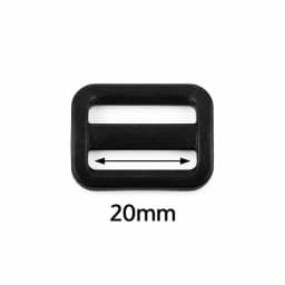 30/50/100Pcs Plastic Adjust Buckles 20-50mm Black Tri-Glide Slider Clasp Bag Strap Dog Collar Hook Webbing Belt Loop Accessories
