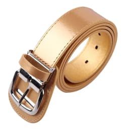Adjustable High-End PU Baseball Belt Unisex Outdoor Sports Golf Pants Belt Trendy Softball Waist Belt Rivet Embellished Smoot...