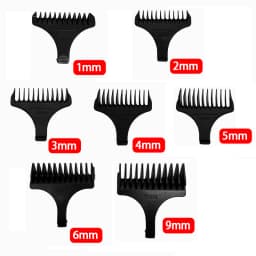 Kemei Hair Trimmer Limit Comb Universal Black Guards Hairdresser Hair Cutting Guide for KM-2293 KM-2299 1 2 3 4 5 6 9mm Comb