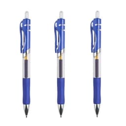 0.5mm Retractable Gel Pens Set Black/red/blue Ink Ballpoint for Writing Refills Office Accessories School Supplies Stationery