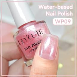 LILYCUTE 7ml Water Based Nail Polish 40 Colors Long Lasting Quick Drying No Need of Lamp to Cure Nail Supplies For Nail Manicure