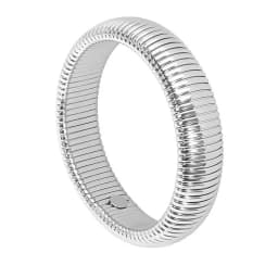 New 316L Stainless Steel Two Three Laps Elastic Charms Bracelet for Women Men Gold Color