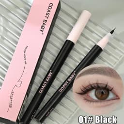 0.05mm Eyeliner Liquid Pen Matte Smooth Quick Dry Waterproof Ultra-thin Eyeliner Lower Eyelash Pen Non Smudging Korean Makeup