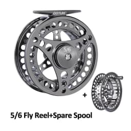 Goture 3/4 5/6 7/8 9/10 WT Fly Fishing Reels CNC-machined Large Arbor Fly Reel 2+1BB 1:1 For Trout Pike Carp Fishing Accessories
