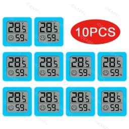6-10PCS Digital Thermometer Hygrometer Indoor Room Electronic Temperature Humidity Meter Sensor Gauge Weather Station For Home 
