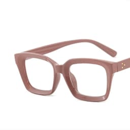 Retra Square Concave Frame Clear Lens Glasses Ultra Light Myopia Nerd Spectacles Degree 0 -0.5 -1.0 -2.0 -3.0 -4.0 to -6.0