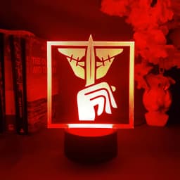 Rainbow Six: Siege Game Lamp Skull Rain Action Defender Operator Cavilla Skill Quiet Logo 3D Acrylic Nightlight Caveira Decor