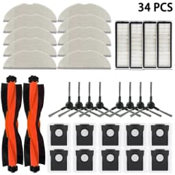 For Dreame Mova S10 / Mova S10 Plus Robot Vacuum Accessories Dust Bags Mop Main Side Brushes Cloths HEPA Filters Spare Parts