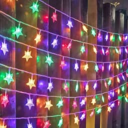 Indoor Star String Lights USB Operated Warm White Colorful LED Fairy Lamp for Christmas Wedding Party Bedroom Window Home Decor