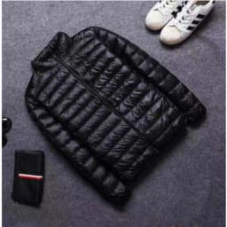 Ultra Light Down Jackets Feather Cotton Hoodie Autumn Winter Men Long Sleeve Zipper Waterproof Lightweight Coat Tops Oversize
