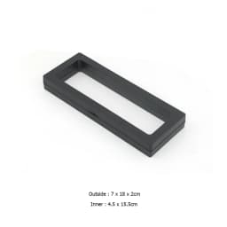 PE Film Transparent Visible Jewelry Storage Box Ring Earring Box Bracelet Necklace Display Box Jewelry Dustproof Storage Box