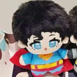 2026 New Anime Superman Clark Kent Plush Batman Bruce Wayne Plush Pendant Doll Classic Hero Plushie Movie Peripherals Fans Gift