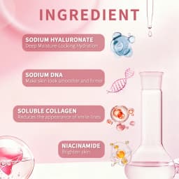 Collagen PDRN Pink Eye Patches Target Dark Circles Puffy Eyes Slip Resistant Under Eye Mask Rejuvenate Eye Area