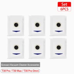 For Ecovacs Debot T30 Pro Omni /T30 Max / YEEDI M12 Pro+ Accessories Main Side Brush Filter Mop Dust Bag Replacement Spare Parts
