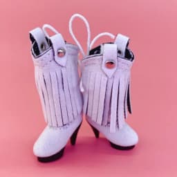 Tilda 2.5cm Mini Doll Boots for Blythe Dolls Toy,Cute High Heel Shoes for Azone Obitsu Licca Doll Accessory Cute Girls Present