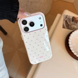 Japan Korean Candy Color Polka Dot Phone Case for iPhone 18 17 17Pro 16 15 14 Pro Max 13 Shockproof Bumper Protective Back Cover