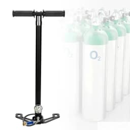 30mpa 4500psi 300bar 4 Stage High Pressure Air PCP Pump For Pcp Hunting Car Bicycle Refilling PCP Compressor