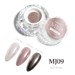 CANNI Top Coat for Chrome Powder 9ml Easy Apply with Stronger Mirror Effect Mirror Metallic Pigment for Gel Nail Art Salon