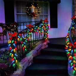 New 50/100 LED Strawberry Christmas Tree String Lights Outdoor Garland Fairy Lights for Patio Garden Party Wedding Holiday Decor