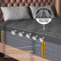 Viscountess Gel Memory Foam Mattress Queen Double King Single Bed Pocket Spring Foam Euro Top 30cm