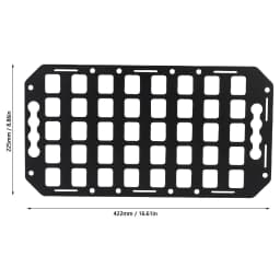 Truck Bed Molle Panel Aluminium Alloy Multifunctional L Track Storage Organizer for Car SUV RV