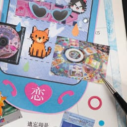 Mr.Paper 20 Sheets/Book Y2K Retro Glitter Sticker Book, Aesthetic Y2K Themed Stickers for Journal Scrapbooking DIY Decor