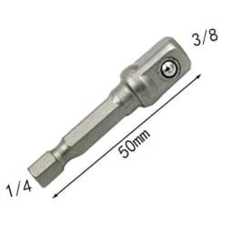Chrome Vanadium Steel Socket Adapter Seth EX Shank to 1/4 "3/8" 1/2 "Extension Drill Bits Hex Bit Set Power Tools