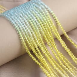 125 Pieces Spinel Bead Crystal Beads Loose Exquisite appearance DIY Jewelry Making Bracelet Necklace Accessories 3mm Length 38cm
