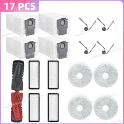 Fit For ( Roborock Qrevo Curv / S5V / S5X / 5A1 / 5XC / 5AE / CurvC / Qrevo C / Qrevo C Pro ) Parts Brush Filter Mop Cloth Bag