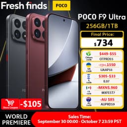 【World Premiere】Global Version POCO F9 Ultra Smartphone Snapdragon 8 Elite Gen 5 200MP 6.9" 185Hz AMOLED display 8050mAh battery
