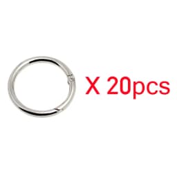5-30pcs O Rings Metal Bag Buckles 16-38mm Openable Spring Clasp Carabiner Clip Snap Hook Keychain for DIY Handbag Accessories