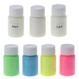 8 Colors Luminous Pigment Paint Luminous Paint Non-toxic and Skin-safe and Long-lasting Suitable for Epoxy Paint