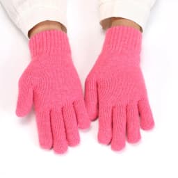 New Winter Thickened Solid Full Finger Gloves Women Men Autumn Knitted Mittens Hand Warmer Gloves Outdoor Cycling Soft Gloves