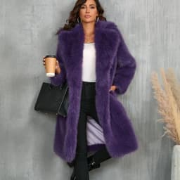 Fur & Faux Fur Coat Lapel Imitation Of Fox Fur Coat 2025 New Winter Women Fur Coat Fashion Temperament Warm Women Fur Coat H217